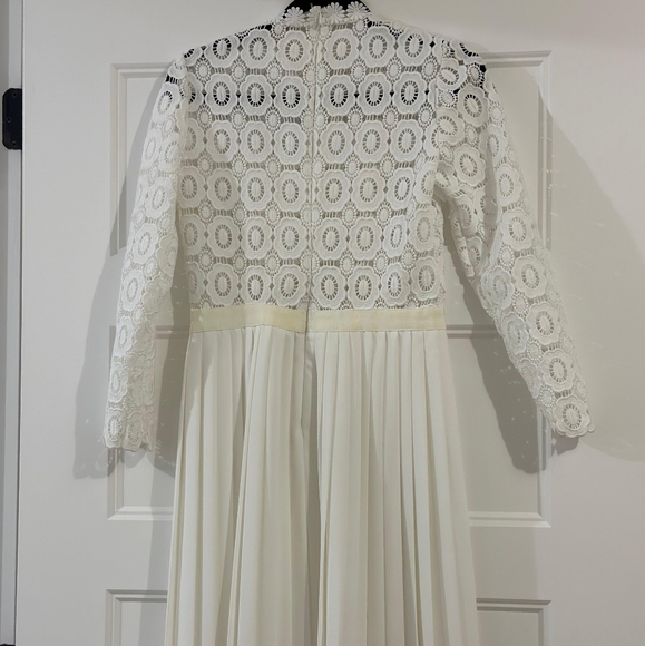 Self portrait women's white dress - Picture 3 of 8